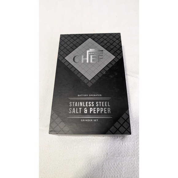 Salt and Pepper Grinder Set 2025 New, Battery Operated - Picture 2 of 4